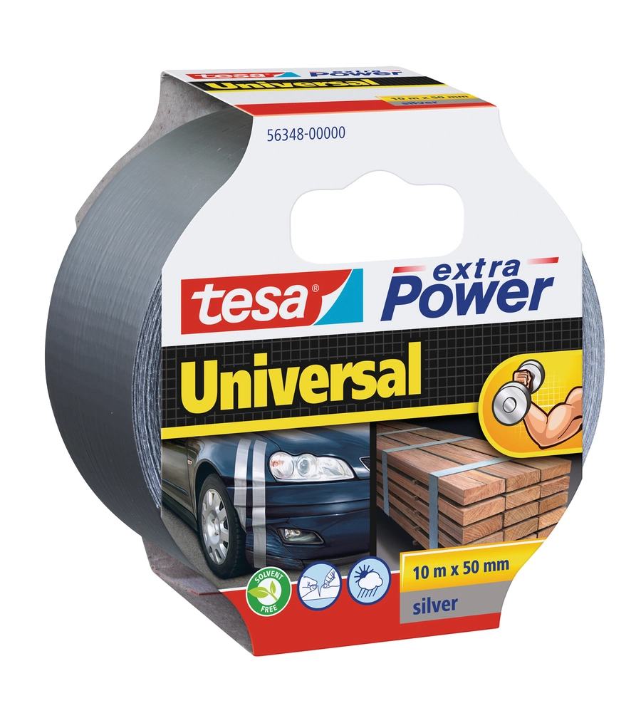 Nastro adesivo "extra power" colore grigio, 10 mt x 50 mm - tesa